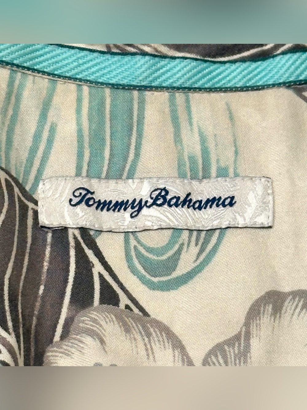 Tommy Bahama Shirt Tropical Silk Blend Hawaiian Button Front Men’s XLT Floral - Picture 3 of 8